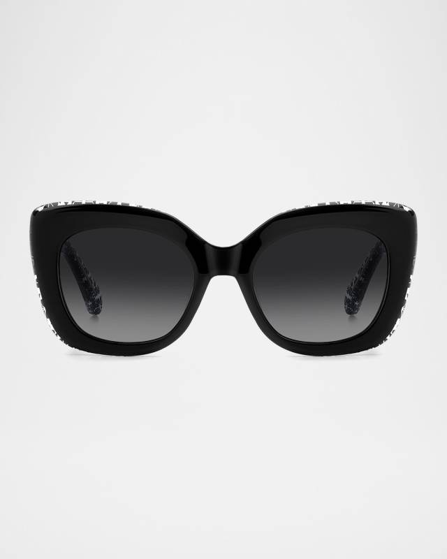 kalie square acetate sunglasses